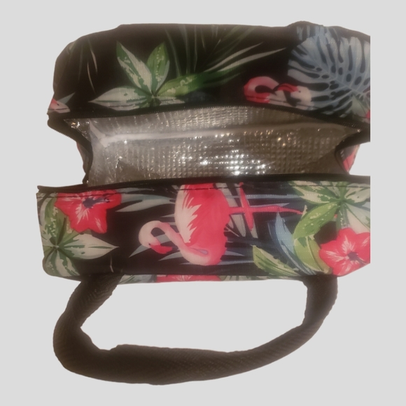 Brand new flamingo print insulated lunch box - Picture 4 of 4